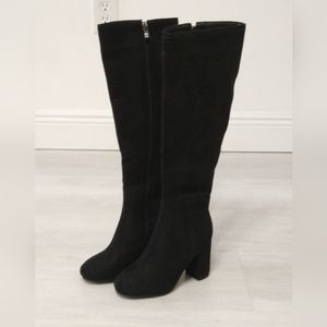 Black Knee High Boots